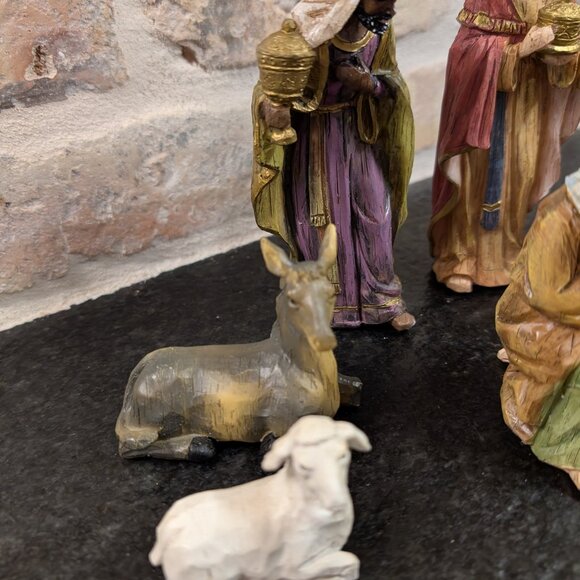 THE PROMISE OF CHRISTMAS ROBERT STANLEY Nativity Scene 11 piece from 2011 - Picture 6 of 14